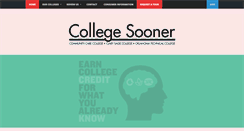 Desktop Screenshot of collegesooner.com